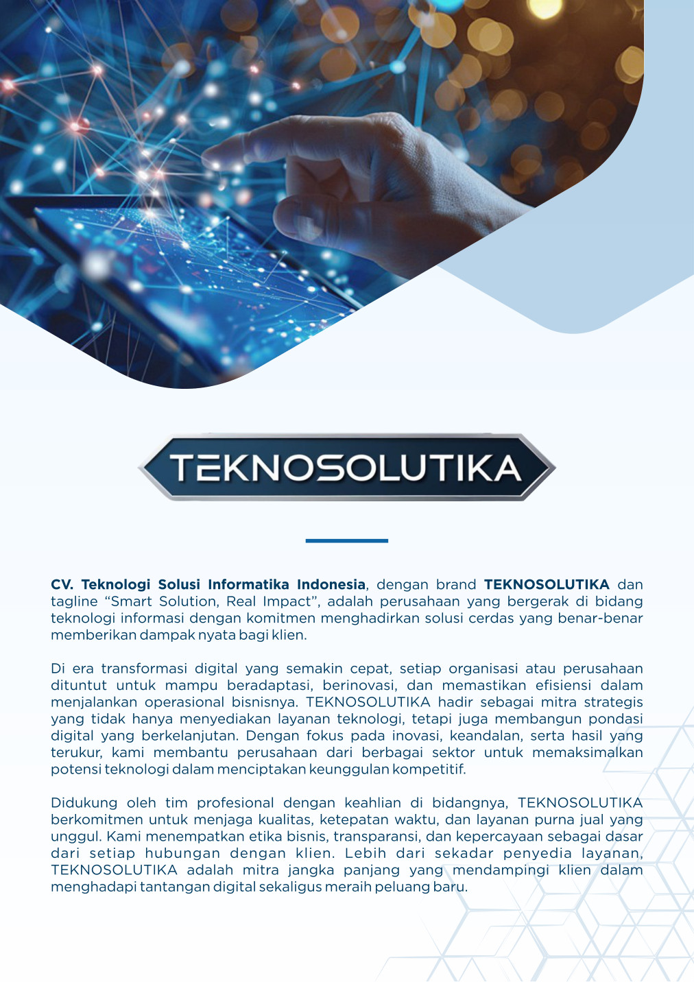 Tentang TEKNOSOLUTIKA